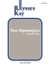 Two Impromptus piano sheet music cover
